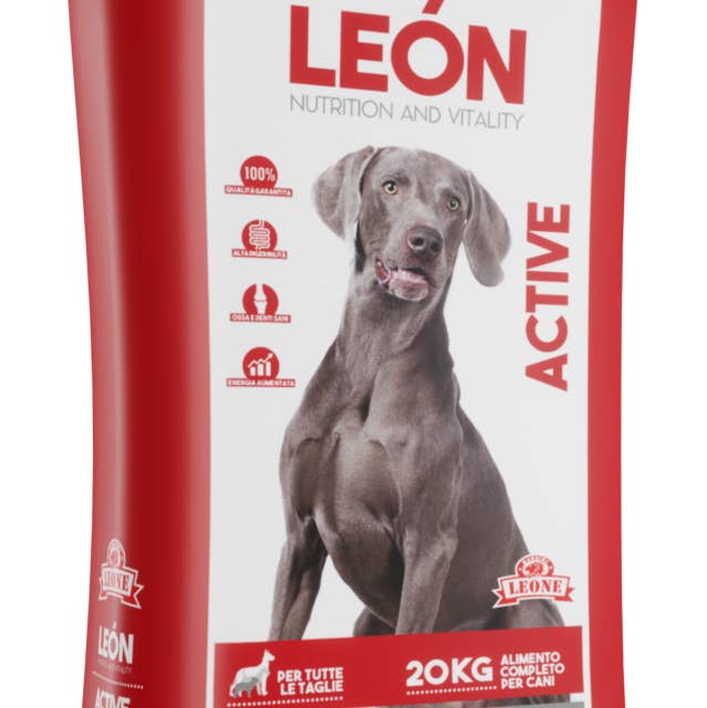 DOG KIBBLES for dogs DOG ACTIVE 20kg - LEÓN for wholesale by The Sicily Essence