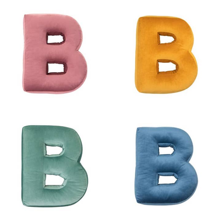 Bettys Home – wholesale Pillow/cushion – Child & baby – Velvet Letter Cushion B