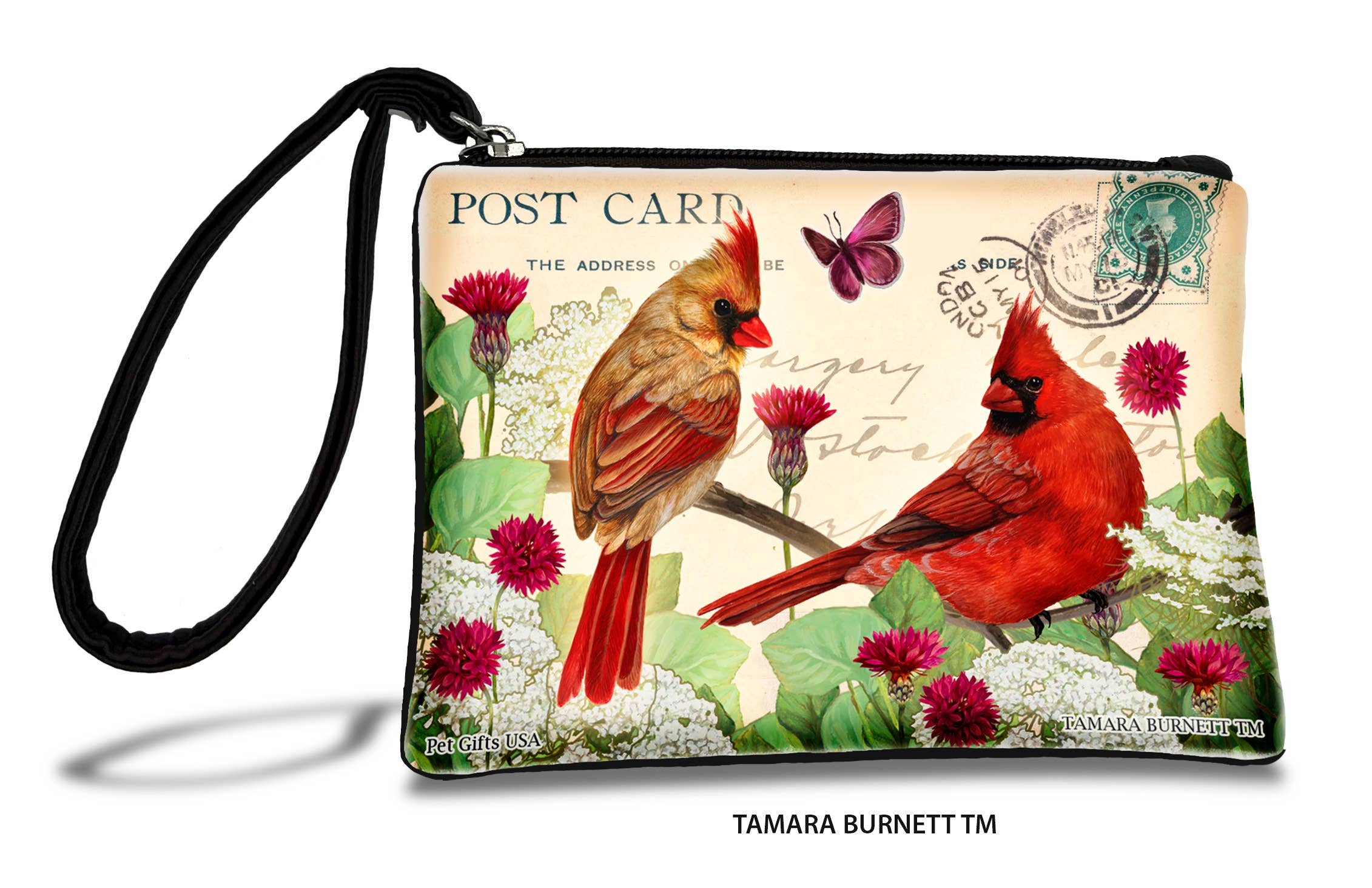 Pet Gifts USA, LLC - Wholesale Purse/Bag Accessory - Unisex - Northern Cardinal - Zippies Pet Pouch Coin Purse