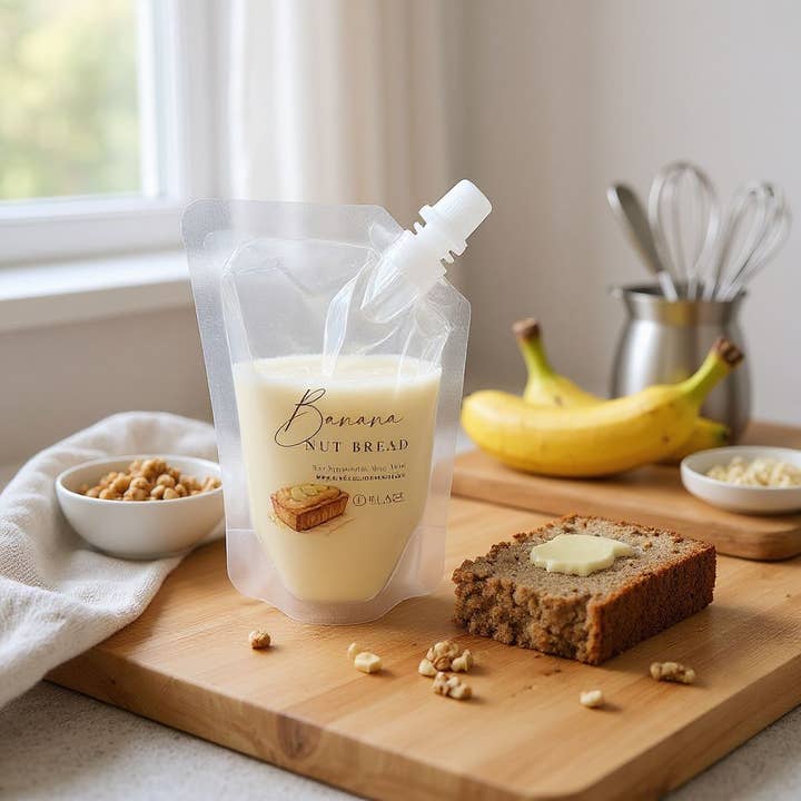 Black Cauldron Soap Co. - Wholesale Wax melt - Banana Nut Bread - Squeezable Wax Melt7