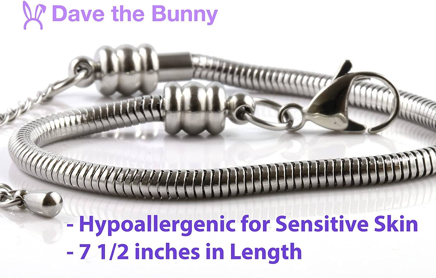 Dave The Bunny – wholesale Charm/dangle bracelet – Bingo Playing Card Snake Chain Charm Bracelet a Bingo bracelet | bingo game card jewelry a great bingo accessories to go with your new Bingo Daubers and Bingo Playing Supplies or Bingo Bags and Accessories and Bingo Dabbers as Great Bingo Gifts1