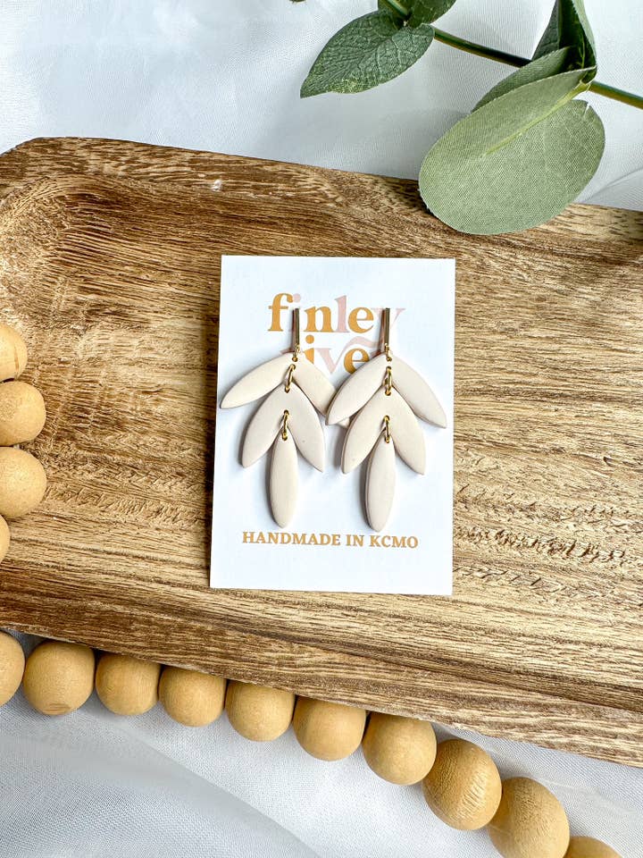 Miley | Taffeta | Clay Earrings for wholesale by Finley River | Trendy Polymer Clay Earrings | Hypoallergenic