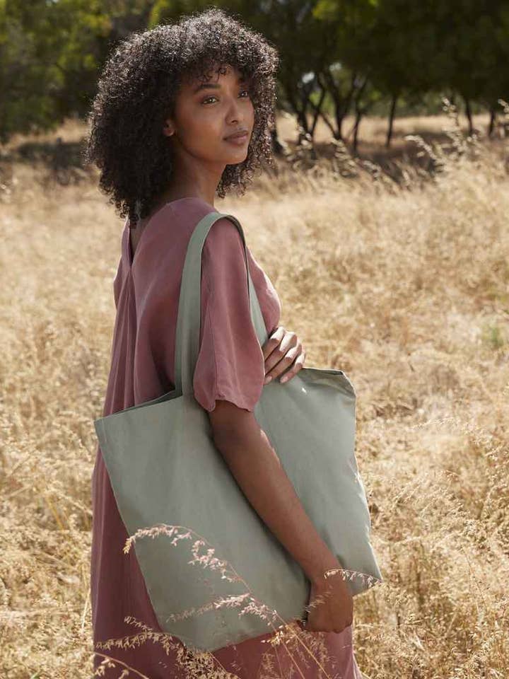 Sac maxi écologique en coton biologique en conversion Westford Mill pour la vente par Pierre Francis