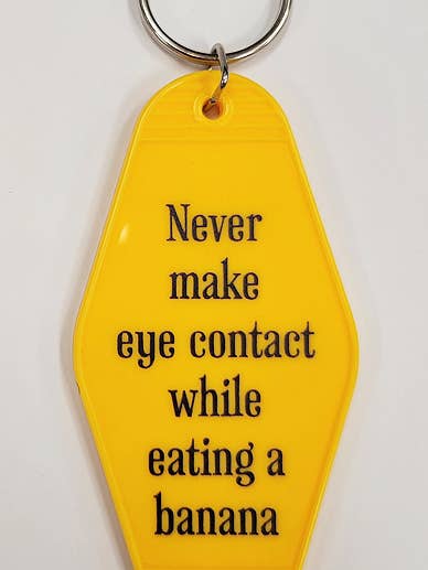 !Hotel Key Tag Banana for wholesale by Mason Jar Label