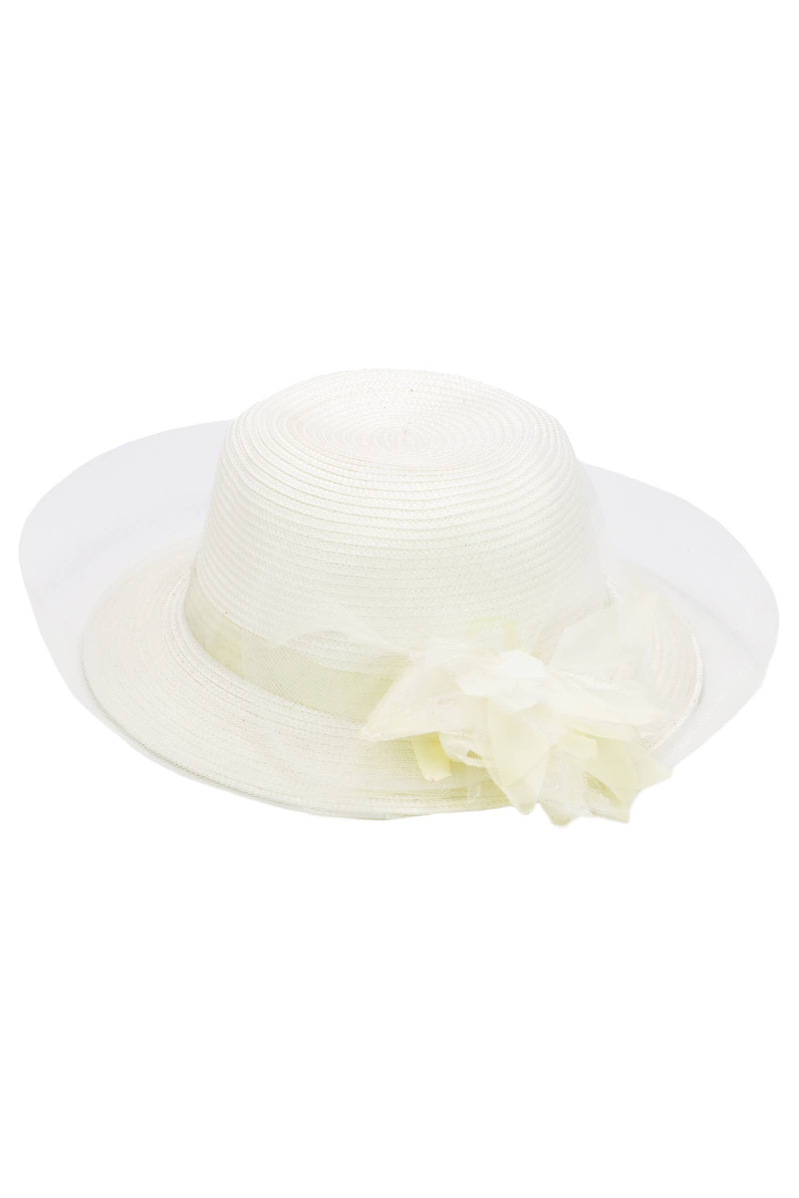 Cap Zone - Wholesale Fascinator Hat - Women's - Organza Fascinator Derby Bucket Sun Hat4