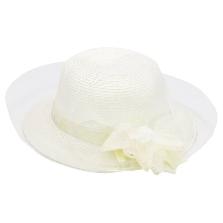Cap Zone - Wholesale Fascinator Hat - Women's - Organza Fascinator Derby Bucket Sun Hat4