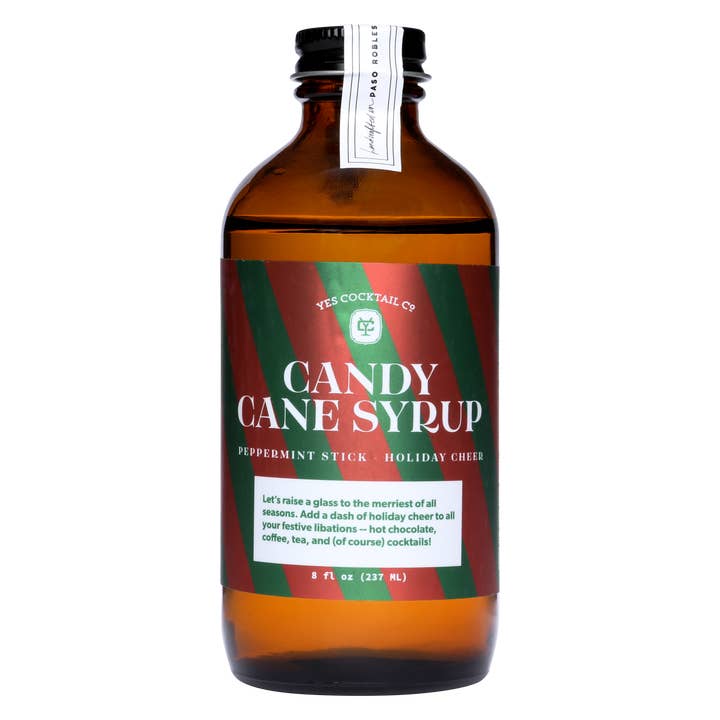Holiday Seasonal : Candy Cane Syrup for wholesale by Yes Cocktail Co