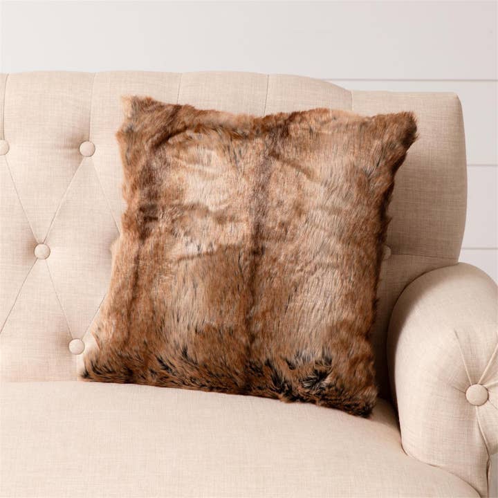 Audrey's Home & Gift - Wholesale Throw/Decorative Pillow - Pillow- Faux Caribou Fur (PC)