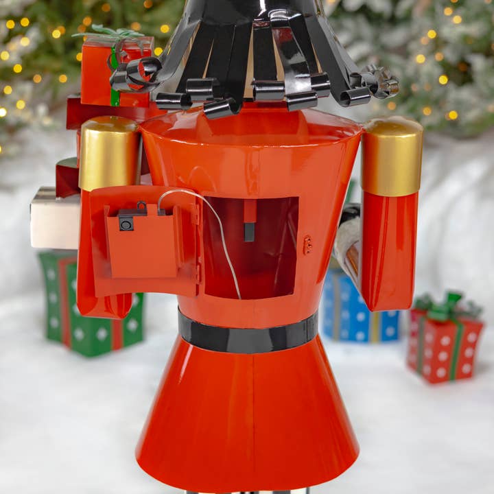 Zaer Ltd. International - Wholesale Holiday Nutcracker - 5ft Tall Light-Up Iron Christmas Nutcrackers - 5 Asst Styles26