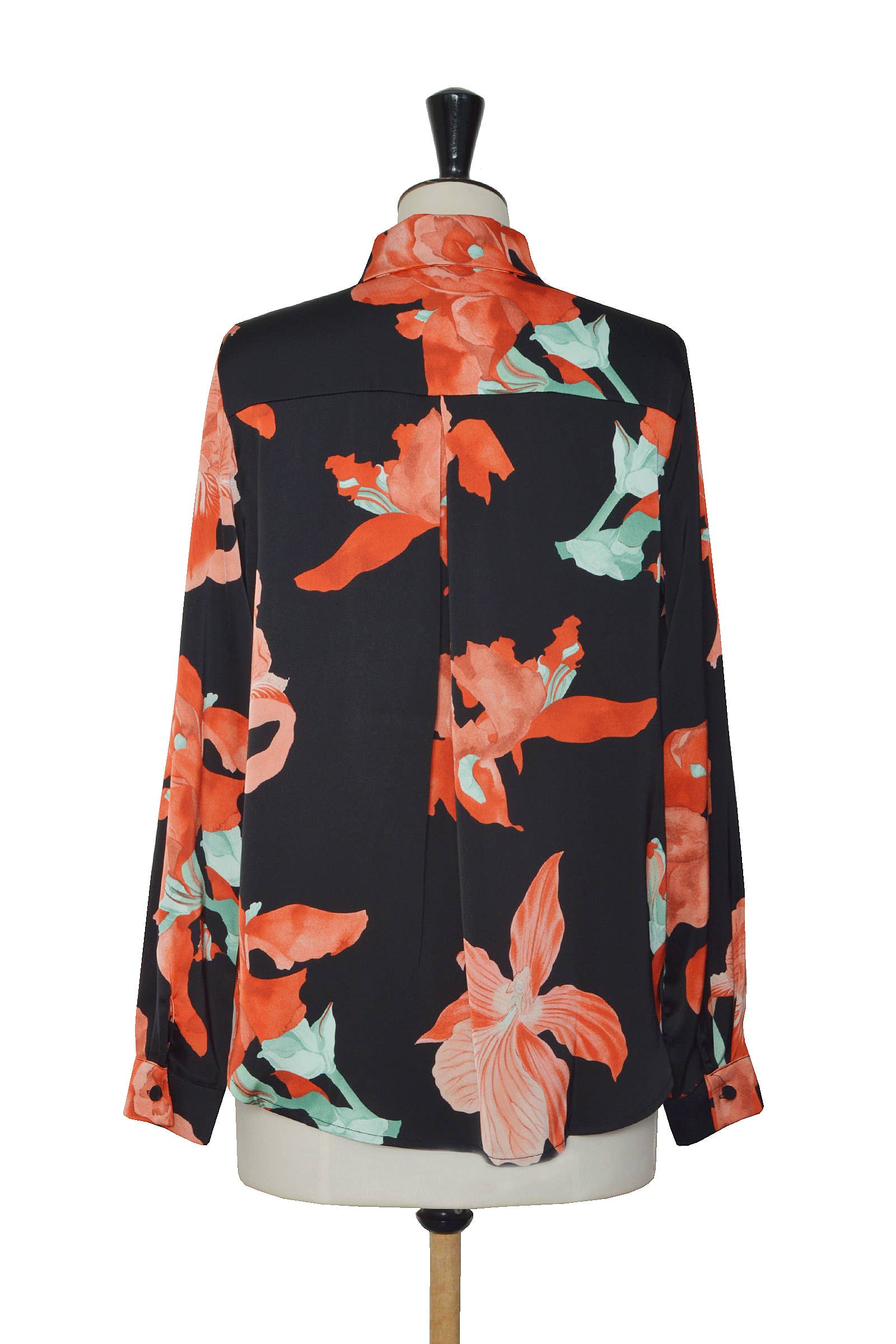 ELLI WHITE - Wholesale Button Down Shirt - Women's - Flowy floral print blouse3