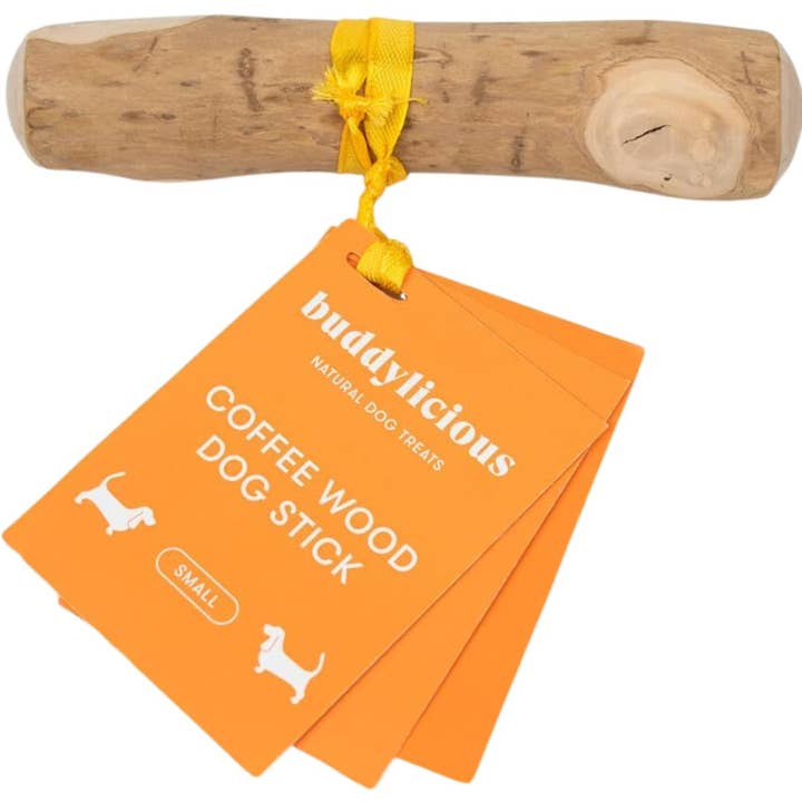 Buddylicious – wholesale Pet chew toy – Dog – Buddylicious 100% Natural Coffee Wood Dogs