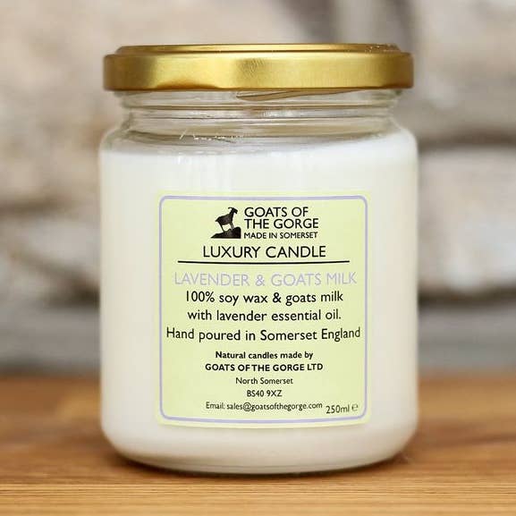 Bougie Lavande Chèvre pour la vente par RLA interiors