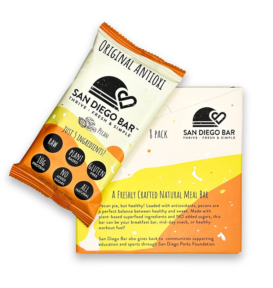 San Diego Bar - Wholesale Snack Bar - San Diego Bar Original AntiOxi  ( $18.00 / 8 Pack )3
