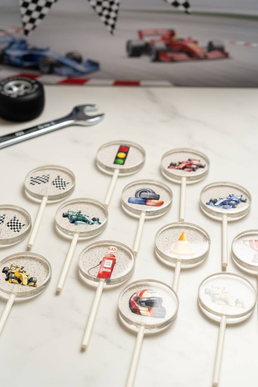 TheLollipopStudio - Wholesale Lollipop - Race Car Lollipops – Wholesale Grand Prix Party Favors3