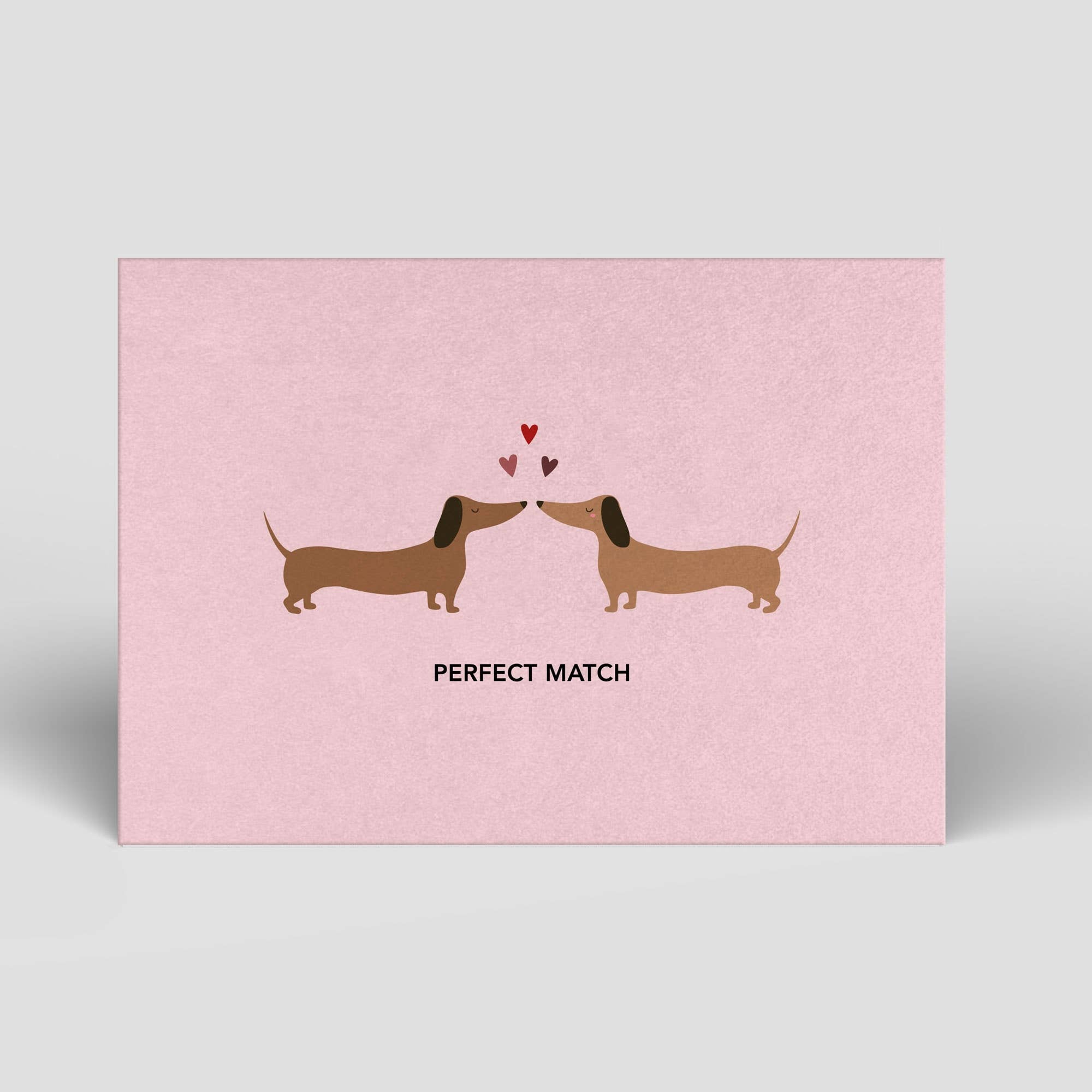 Naturbedacht - Vendita all'ingrosso Cartoline - Cartolina - Bassotto Perfect Match - N. 305