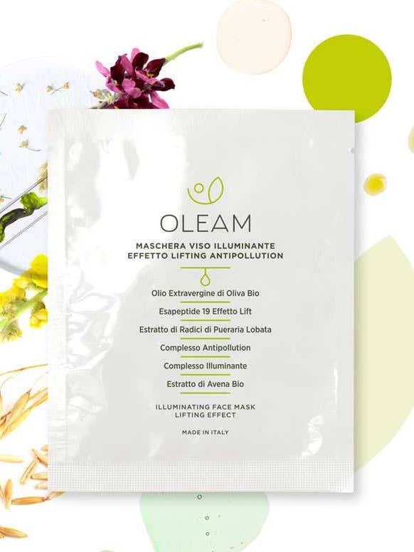 Antipollution lifting effect illuminating face mask for wholesale by Oleam
