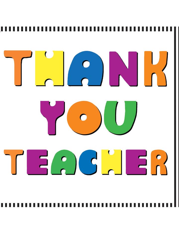 Stort Tack Lärar-Typ Stort Kort för wholesale av Earlybird Designs