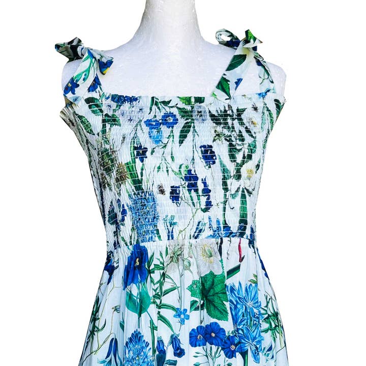 Rosehip Design - Venta al por mayor Vestido - Mujer - Vestido de verano Tropez, color cobalto
