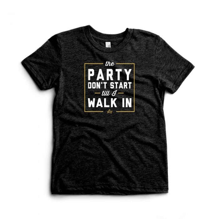 The Party Don't Start Tee for wholesale by Ledger Nash