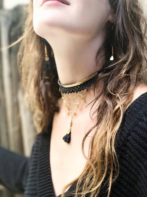 This Ilk - Wholesale Choker/Collar - Crisscross Choker Necklace1