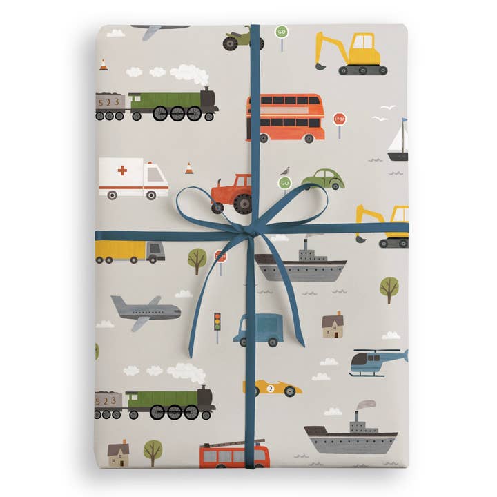 Transport Wrapping Paper for wholesale by James Ellis