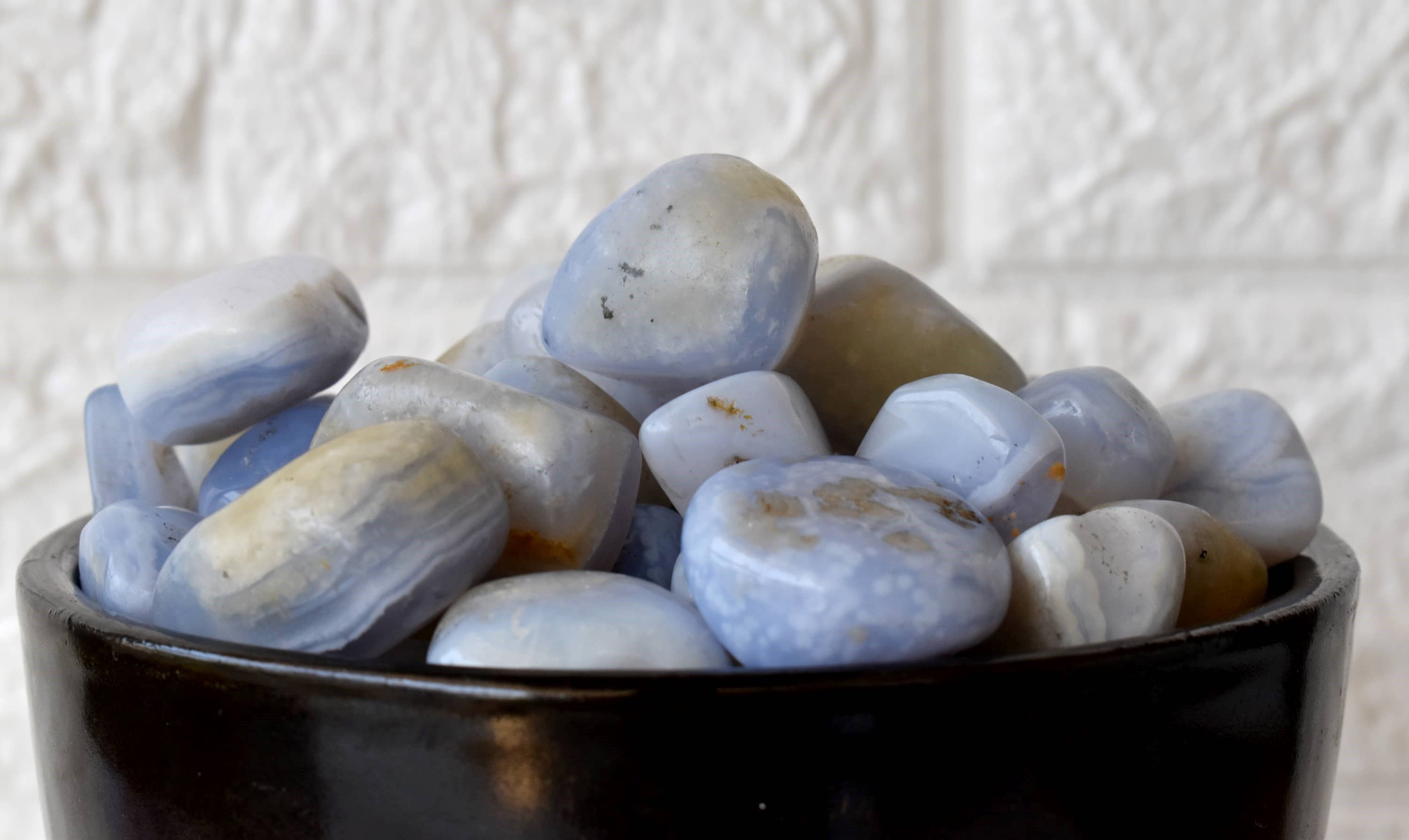 Soothing Crystals - Vente Pierre et cristal de spiritualité - 100g Pierres Polies | Agate Dentelle Bleue | Cristaux de Guérison6