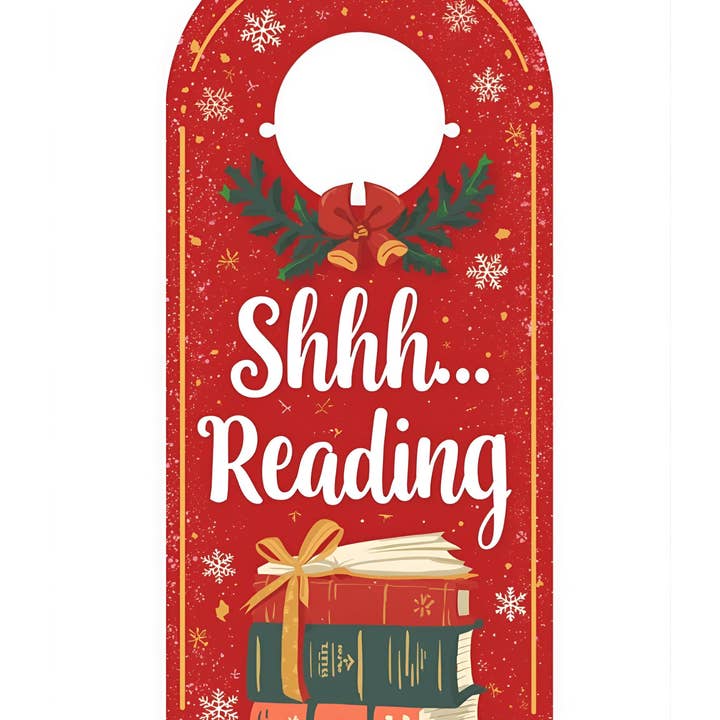 Weihnachts-Lese-Türanhänger-Aufkleber für den Großhandel von TaleMeCo