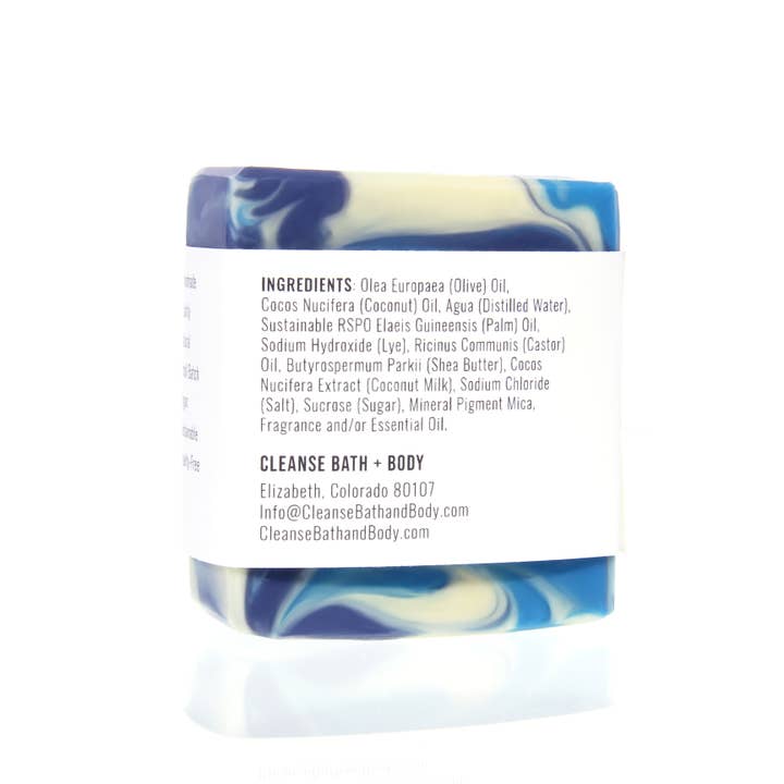 Cleanse Bath and Body - Wholesale Bar Soap - Tea Tree and Peppermint - Handmade Bar Soap - Mint Scent