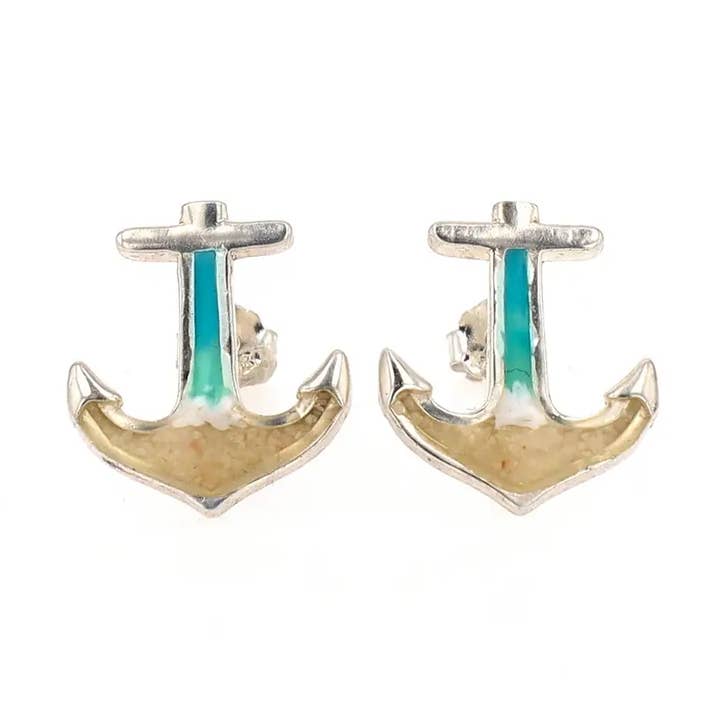 Brincos Âncora (Prata de Lei) por atacado de Virtu Made