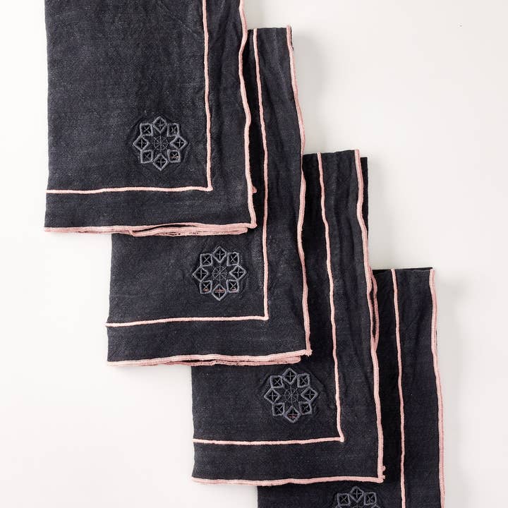 Rentrayage – wholesale Middags- och tygservett – Day For Night Servetter Skiffer/pion
