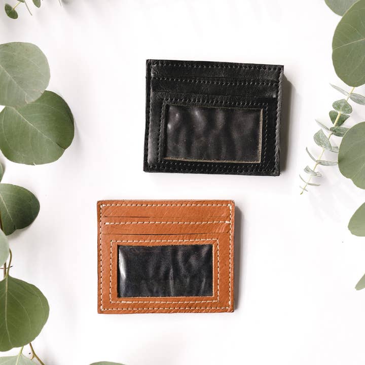 2nd Story Goods + Haiti Design Co - Wholesale Wallet - Unisex - Minimalist Leather Wallet4