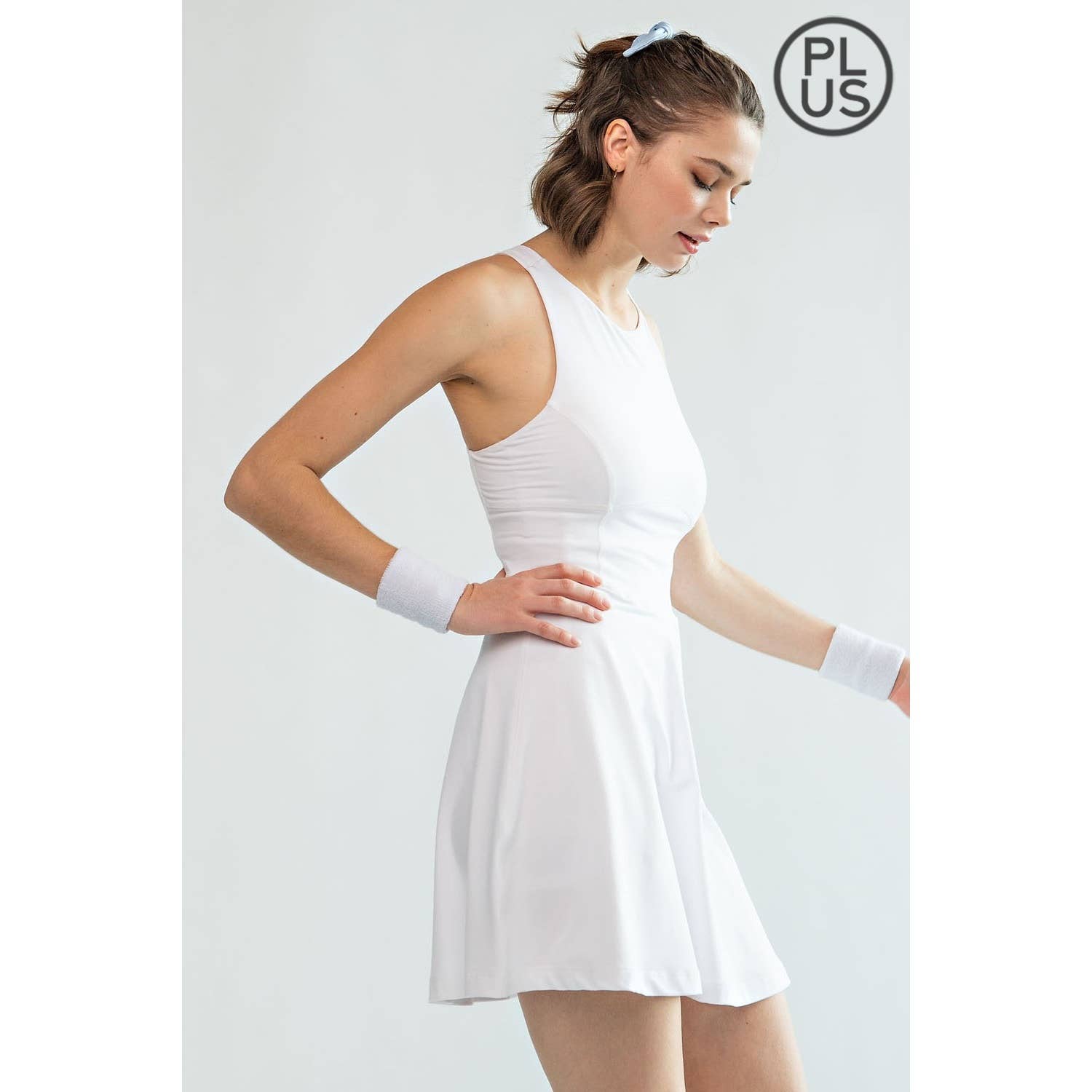 Rae Mode - Wholesale Athletic Dress - Women's - PLUS SIZE BUTTER ROMPER DRESS WITH KEYHOLE23