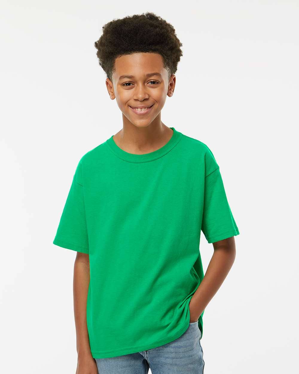 MYES BULK APPAREL - Wholesale T-Shirt - Kids - Kids Gold Soft Touch Tee – Lightweight & Durable Fit29