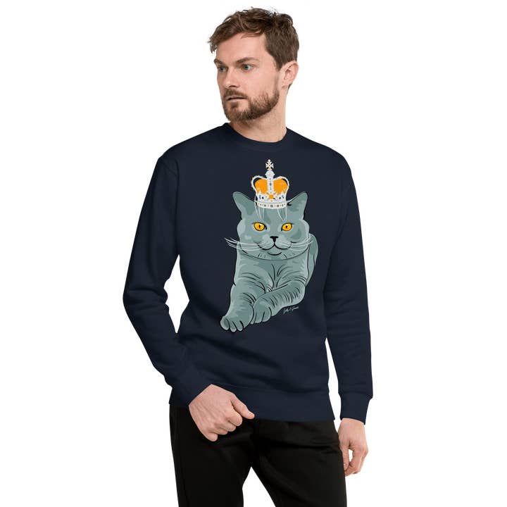 Jolly & Goode - Wholesale Graphic Sweatshirt - Women's - British Blue Premium Sweatshirt9