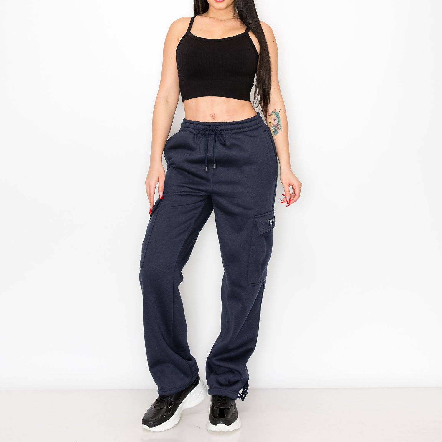 Victorious - Wholesale Lounge Sweatpants/jogging bottoms – Women's - FL77 UNISEX FLEECE HEAVYWEIGHT CARGO SWEATPANTS (OPEN PACK)