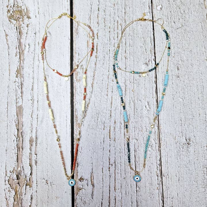 Hecho a mano - Wholesale Y-Neck/Lariat Necklace - Double Turkish collar8