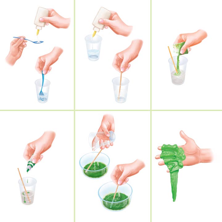 Hinkler Australia - Wholesale DIY craft kit – Child - Curious Universe Glow in the Dark Slime Lab2