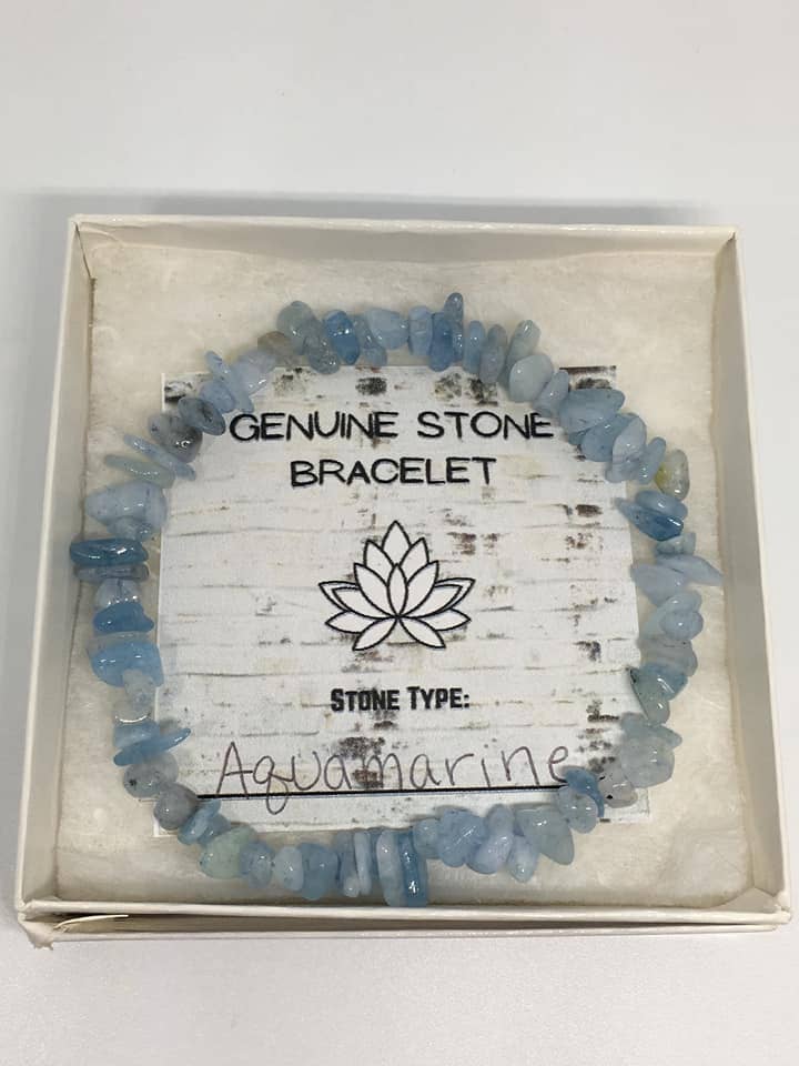 (Blau) Aquamarin-Edelstein-Armband für den Großhandel von Fresh Coast Rock Co. LLC