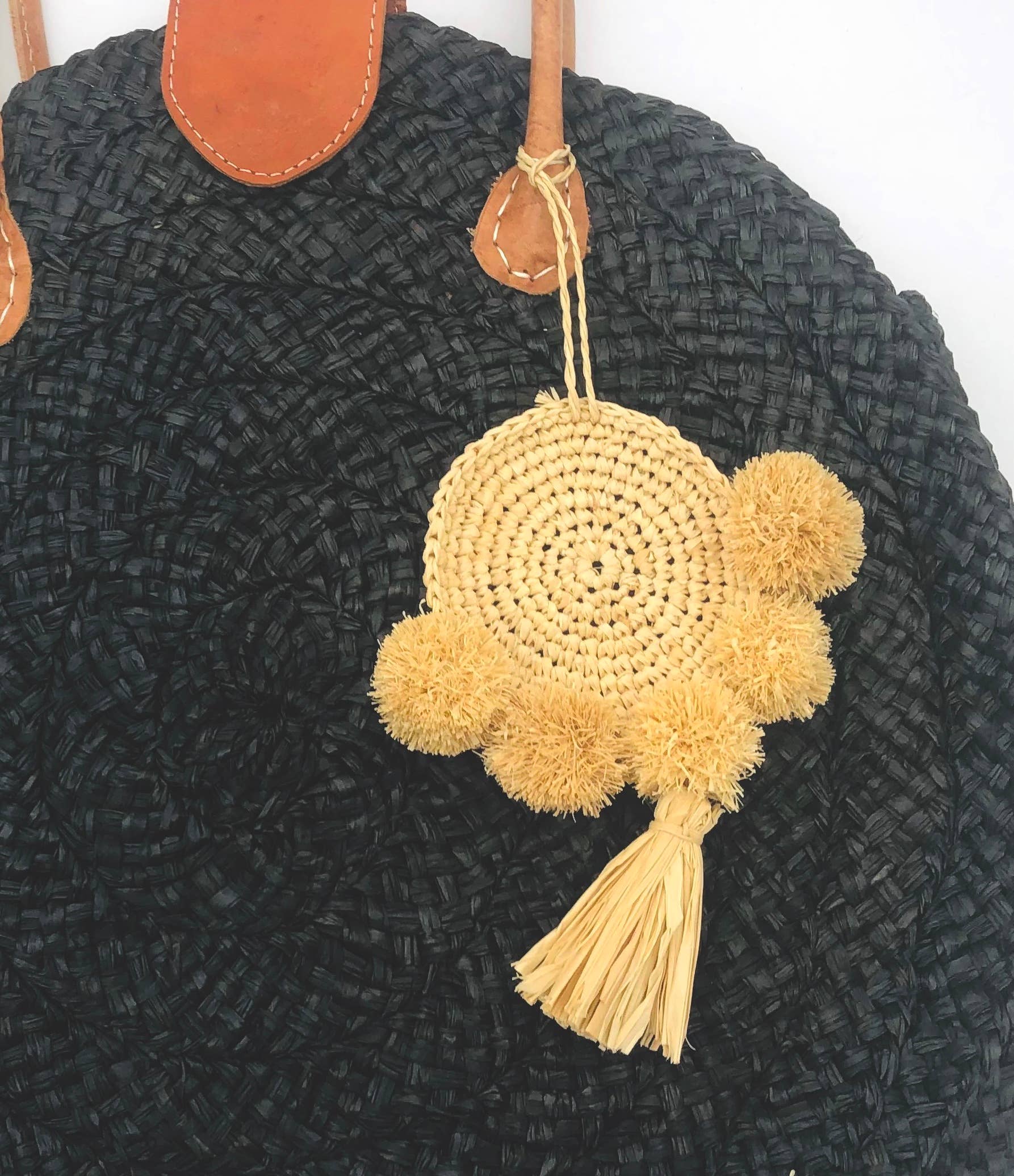 Shebobo - Wholesale Dream Catcher - Dreamcatcher Raffia Pompom & Tassel Charm Embellishment4