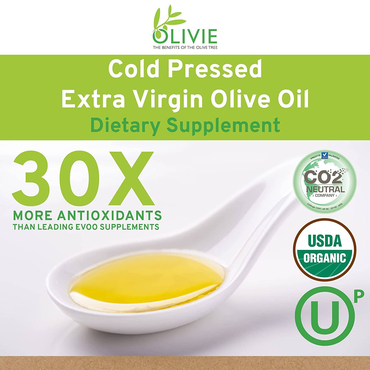ATLAS OLIVE OILS - Wholesale Olive Oil - OLIVIE PLUS 30X Organic EVOO 250ML Bottle | High Polyphenol1