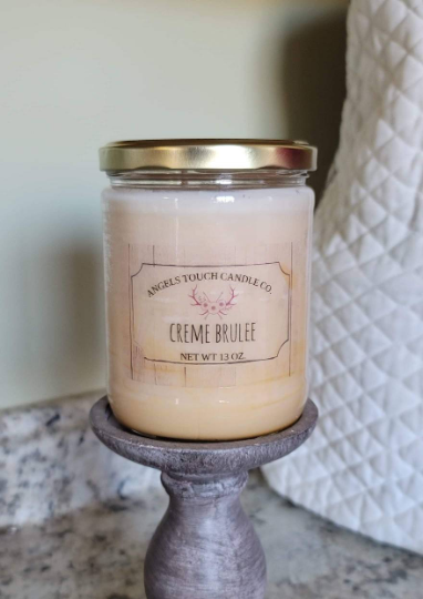 Angels Touch Candle Co. - Wholesale Jar/Filled Candle - Creme Brulee3