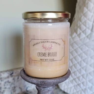 Angels Touch Candle Co. - Wholesale Jar/Filled Candle - Creme Brulee3