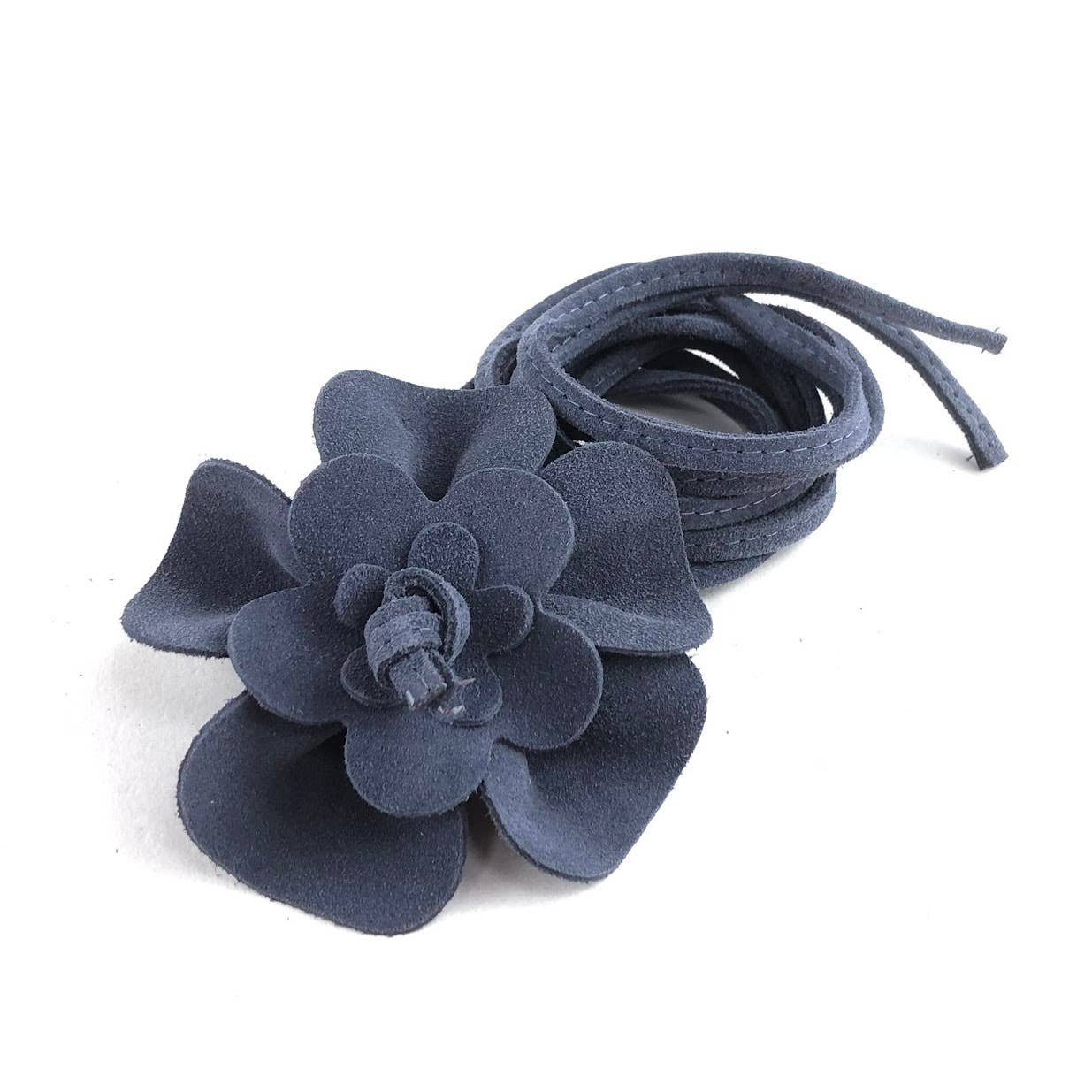 MILANO AMOUR - Wholesale Belt - Women's - BELT FLOWER MEDIUM SUEDE5