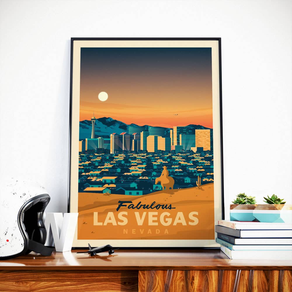 Olahoop Travel Posters - Wholesale Poster - Las Vegas Nevada - USA travel poster