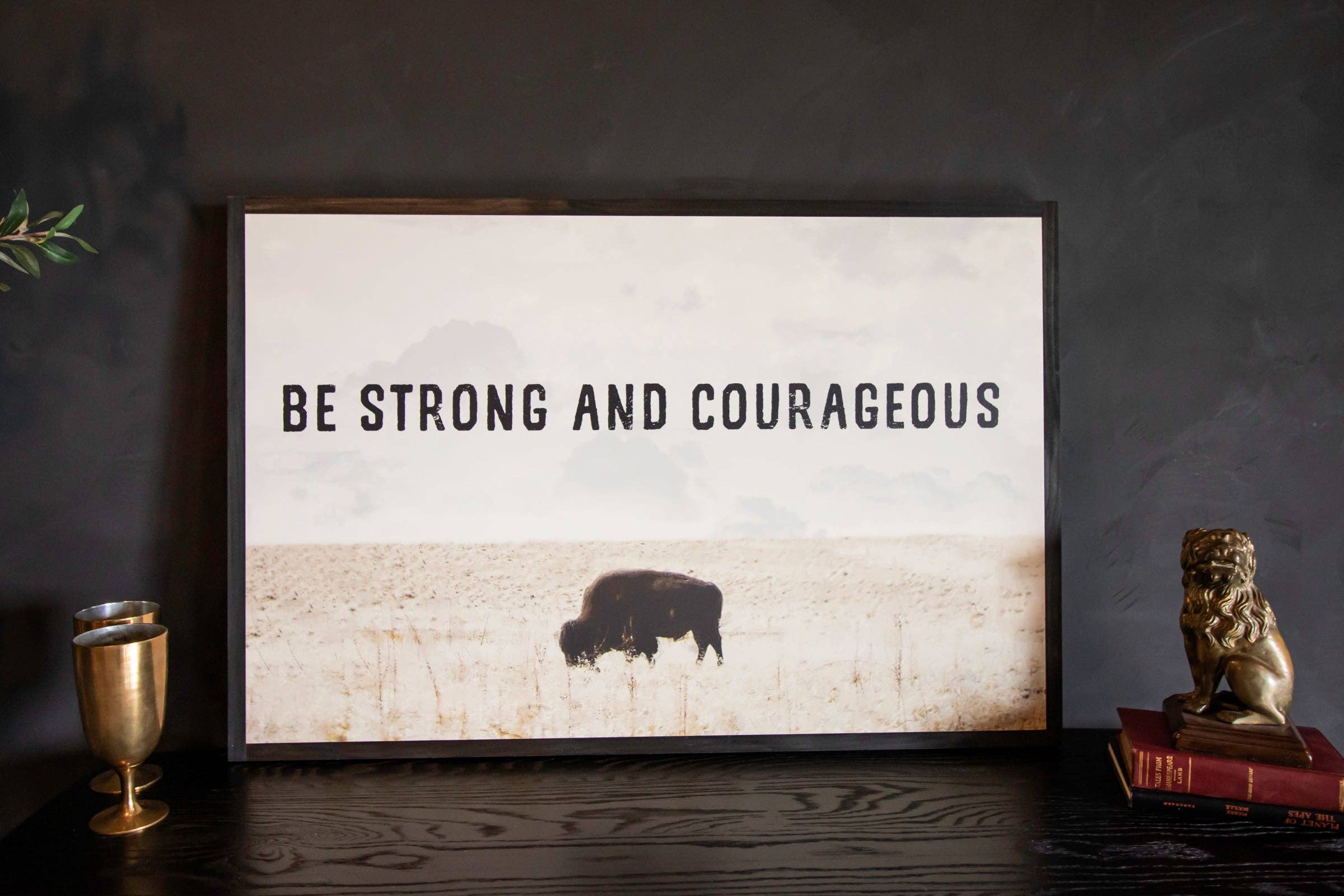 Joyfully Said - Wholesale Art Print - Strong and Courageous | Fine Art3