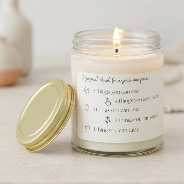 Jordforbindelsesmeditationssojalys, afslapningslys for engroshandel hos London James Candle Co