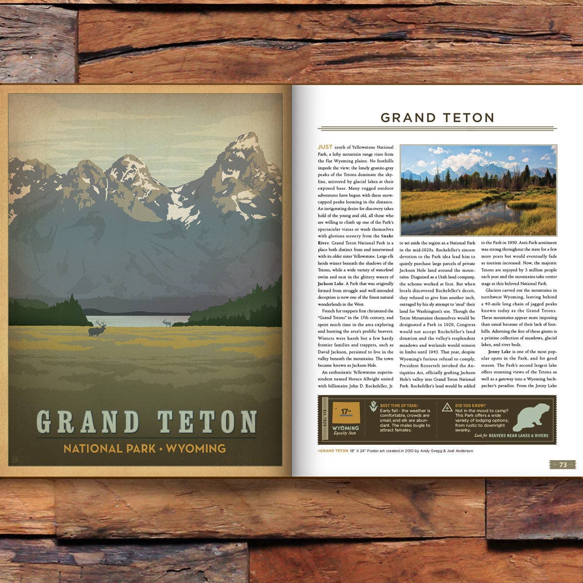 Anderson Design Group - Wholesale Display Book - 63 National Parks: Updated Edition HARD COVER Coffee Table Book (Best Seller!)9