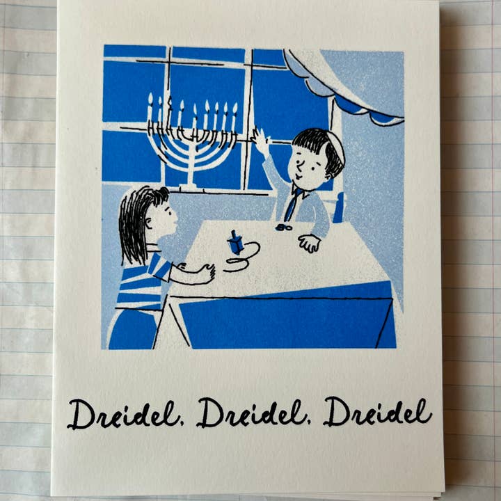 Parcel - Wholesale Season's Greetings Card - Dreidel, Dreidel, Dreidel