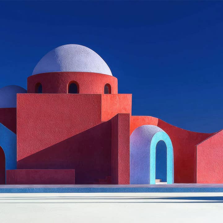 Tirage Fine Art - "Cobalt Silence" - C. Malsert pour la vente par Atelier Contemporain