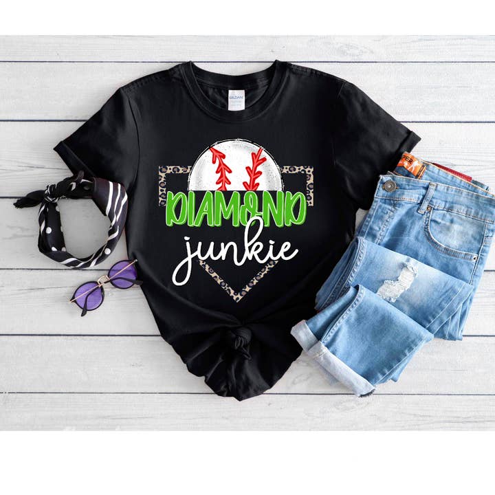 Brenda Randolph Custom- Diamond Junkie Baseball for wholesale by Southern Attitude Designs Inc